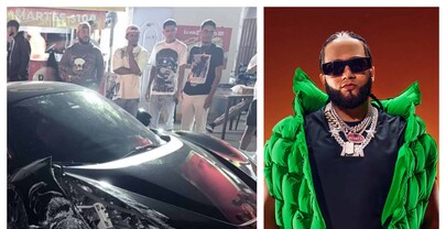 Detalles del aparatoso accidente que sufri&oacute; el exponente urbano El Alfa