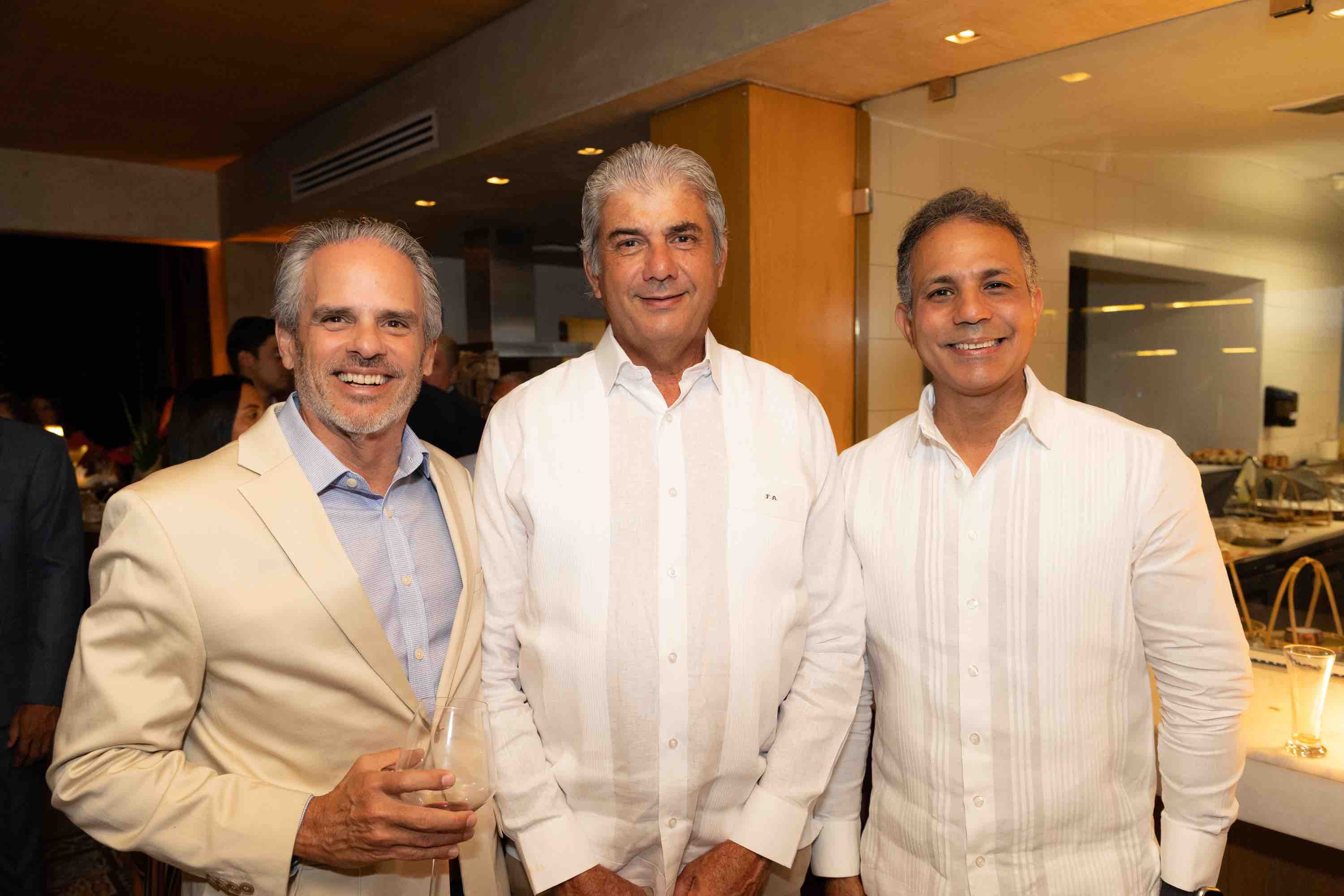 Ramón Cáceres Farid Abud Emilio Vásquez.