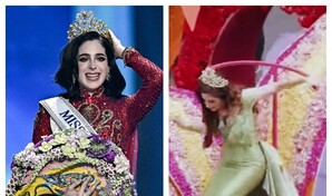 La Miss Universo F&aacute;tima Bosch se desvanece durante un desfile en Ecuador y todo queda captado