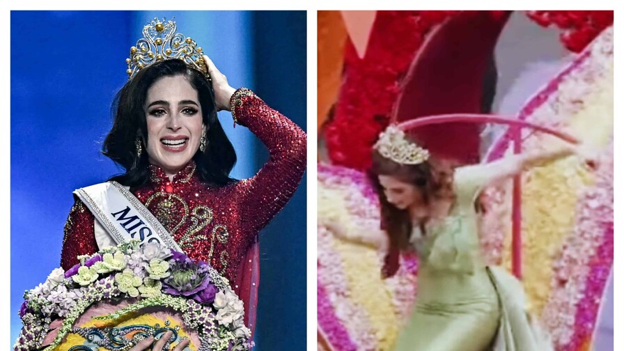 La Miss Universo F&aacute;tima Bosch se desvanece durante un desfile en Ecuador y todo queda captado