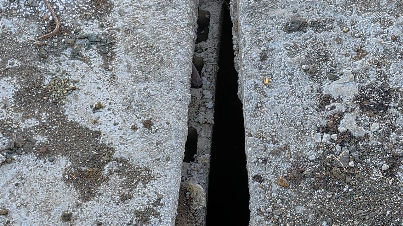 Abertura en pozo s&eacute;ptico.