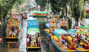 Toneladas de cabello limpian los canales mexicanos de Xochimilco