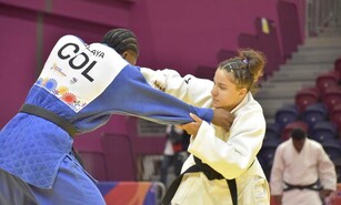 La judoca Esmeralda Damiano Guerrero: puso todo su coraz&oacute;n en Rep&uacute;blica Dominicana