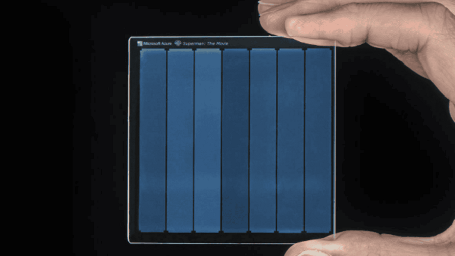 Microsoft crea un sistema capaz de guardar en vidrio datos durante m&aacute;s de 10,000 a&ntilde;os