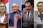 Dos congresistas de derecha y dos de izquierda buscan presidir Per&uacute; tras la censura a Jer&iacute;