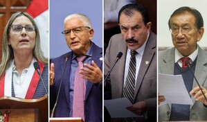 Dos congresistas de derecha y dos de izquierda buscan presidir Per&uacute; tras la censura a Jer&iacute;
