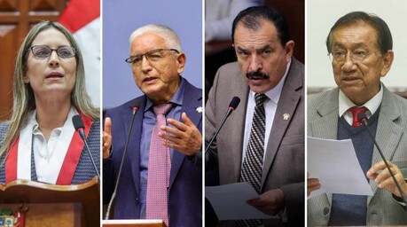 Dos congresistas de derecha y dos de izquierda buscan presidir Per&uacute; tras la censura a Jer&iacute;