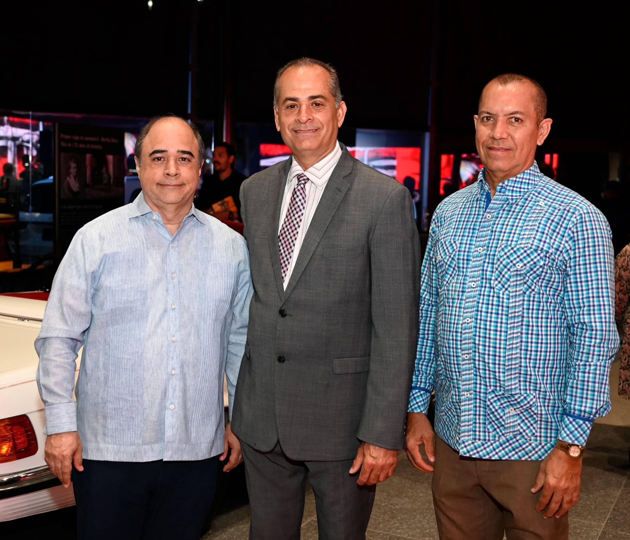 Lionel Lara, Luis Felipe Cartagena y Osiris Gómez.