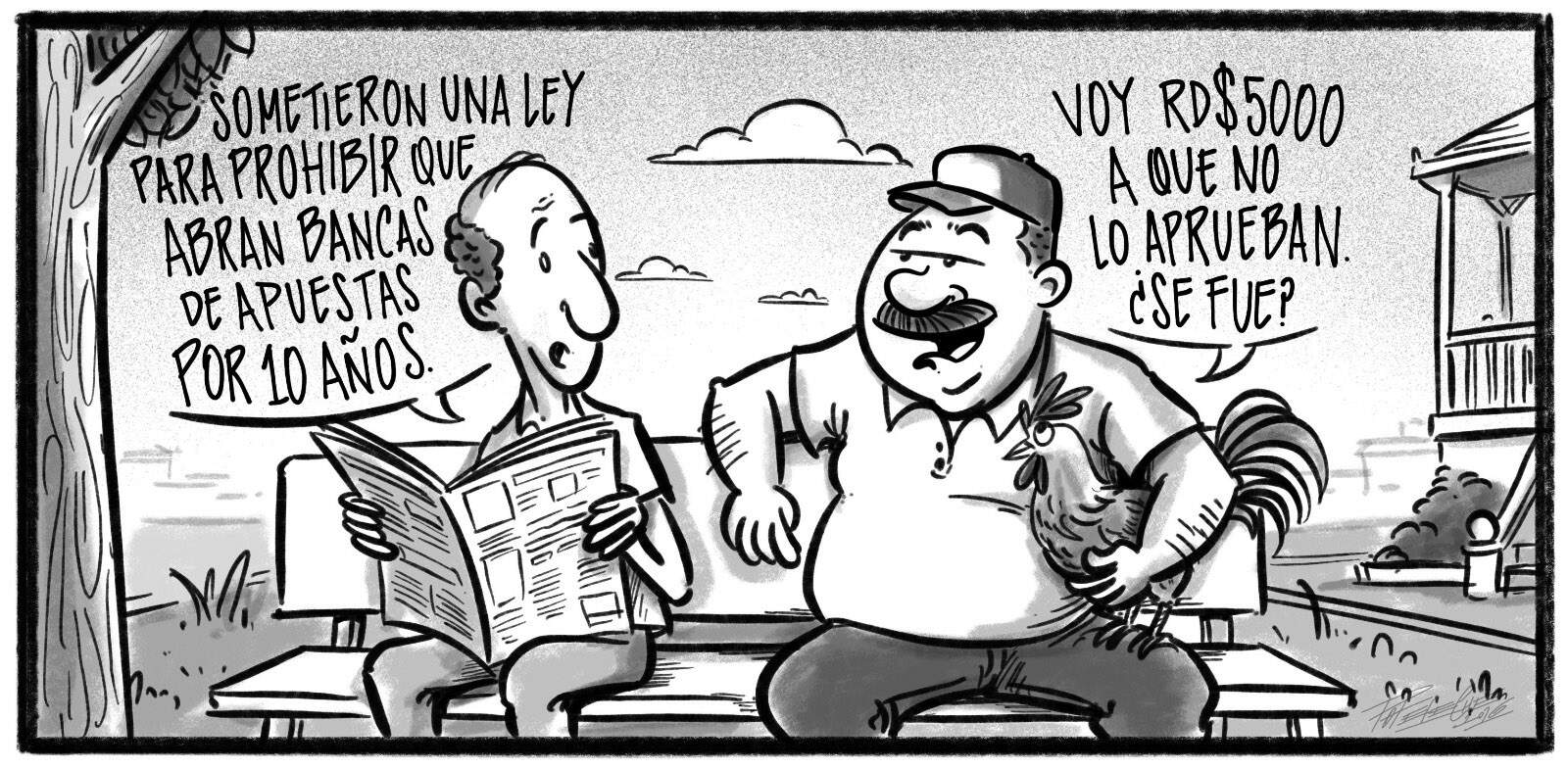 Caricatura de Noticiero Poteleche 19 febrero 2026