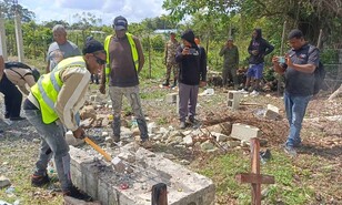 Autoridades intervienen tumba utilizada para rituales clandestinos en Hato Mayor