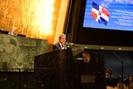 Expresidente Leonel Fern&aacute;ndez participa como orador principal en el Montessori Model UN en la ONU