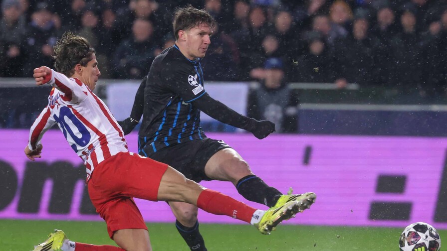 El Atlético sufre y empata en Brujas en el partido de ida de la Liga de Campeones El Atlético sufre y empata en Brujas en el partido de ida de la Liga de Campeones