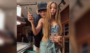 Shakira y Be&eacute;le graban video musical en las calles de Barranquilla