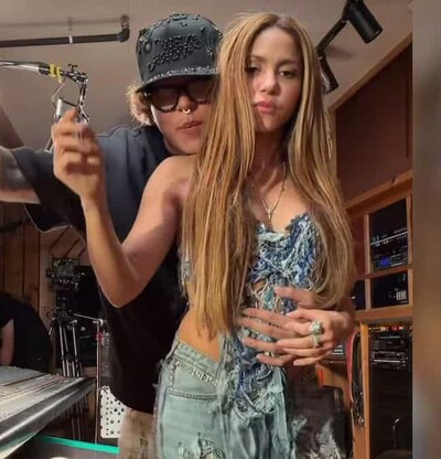 Shakira y Be&eacute;le graban video musical en las calles de Barranquilla