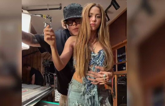 Shakira y Be&eacute;le graban video musical en las calles de Barranquilla