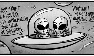 Caricatura de Noticiero Poteleche 21 febrero 2026