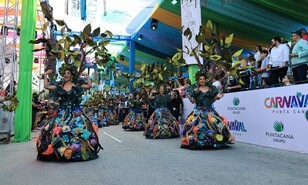 Las Musas de Punta Cana rinden homenaje a los manglares en el Carnaval de Punta Cana 2026