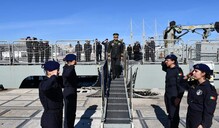 En Portugal, ministro de Defensa recorre buque patrullero similar a los adquiridos por RD