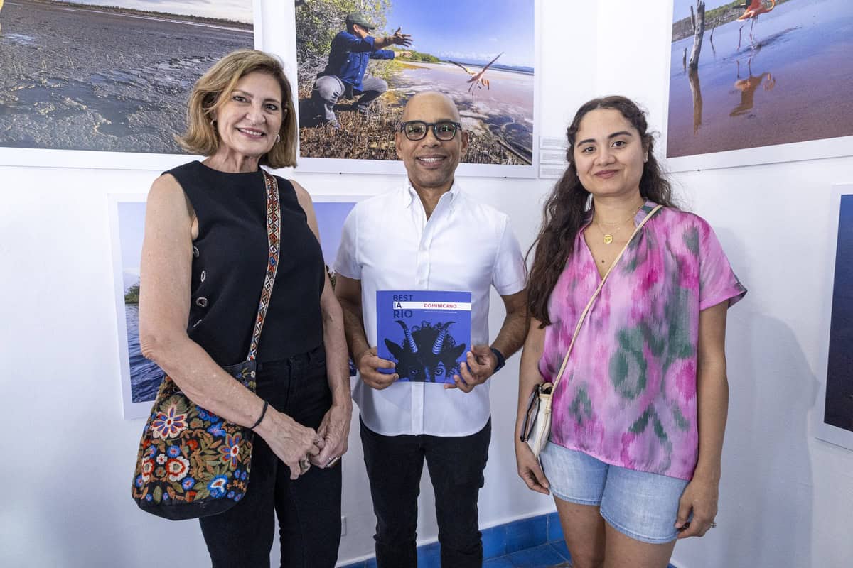 Soledad Carballo, Cristian Aramis y Layra Henríquez.