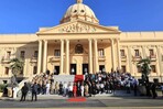 Palacio Nacional rinde homenaje a la insignia tricolor en el 182.º aniversario de la Independencia Palacio Nacional rinde homenaje a la insignia tricolor en el 182.º aniversario de la Independencia