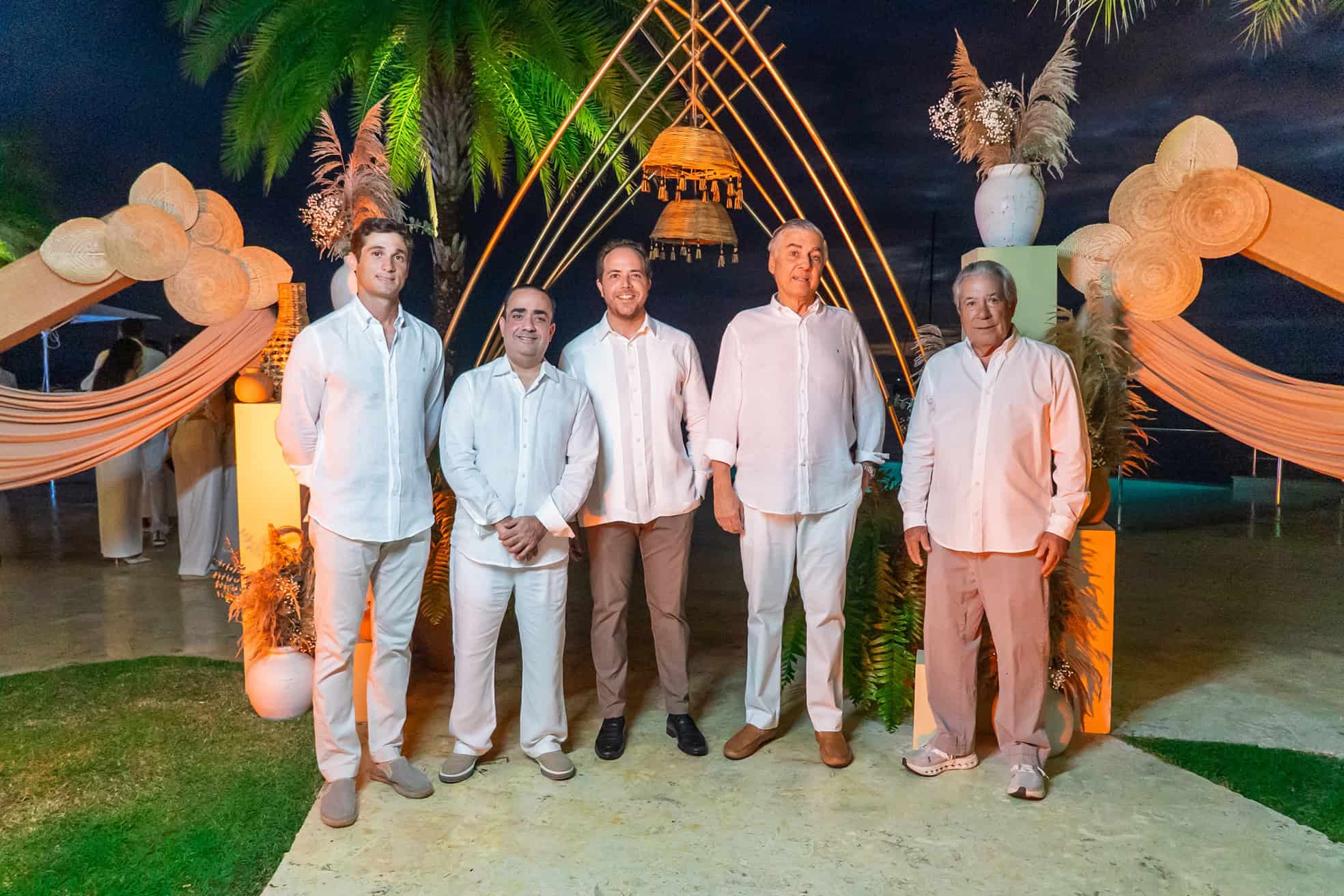 Manuel Bancalari, Abelardo Melgen,Javier Lara Reinhold, Juan Bancalari y Rafael Blanco.