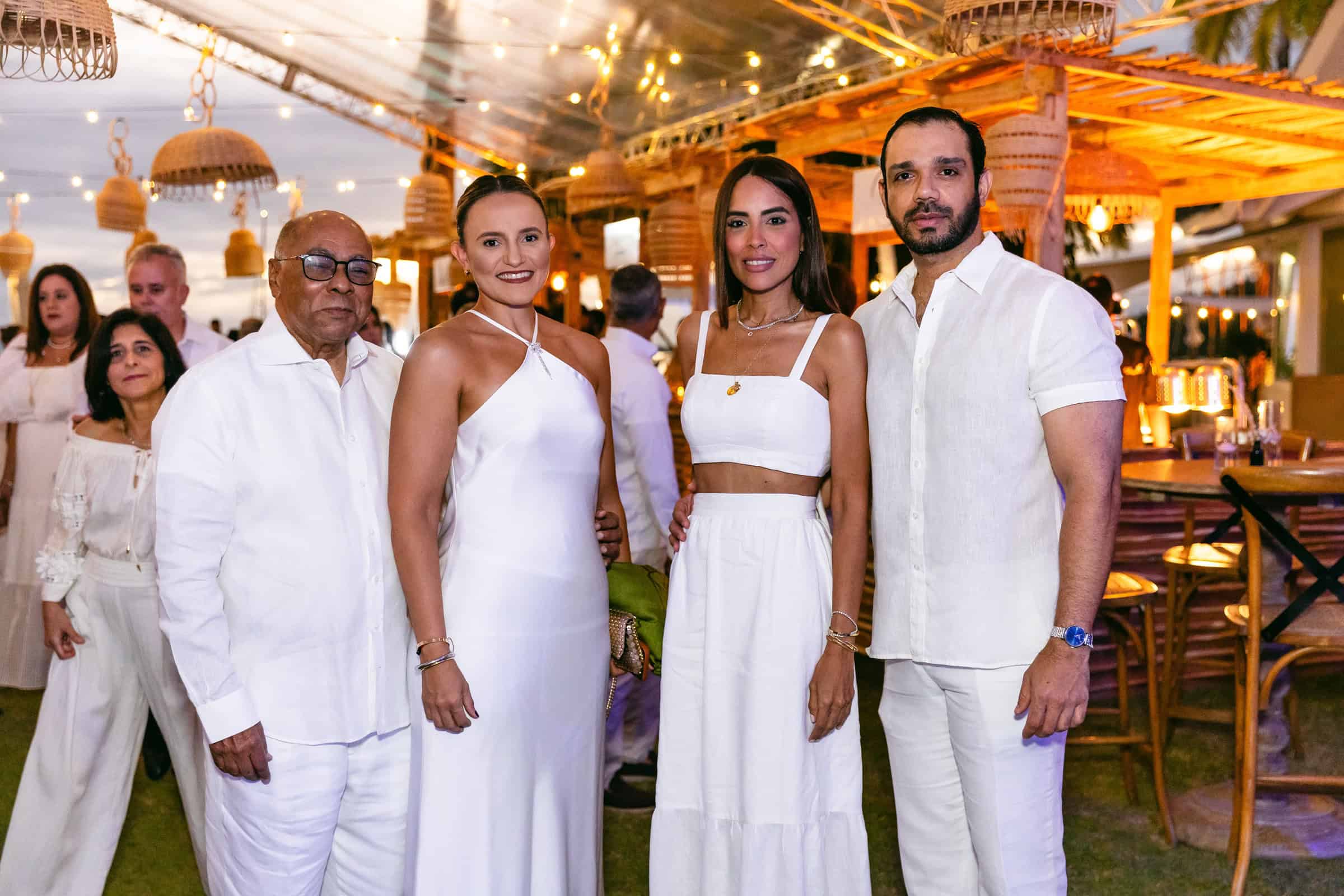 Milton Ray Guevara, Johanna Monagas, Jheimy Monagas y Ángel Puello.