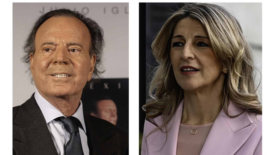 La segunda vicepresidenta española Yolanda Díaz reacciona a la demanda de Julio Iglesias La segunda vicepresidenta española Yolanda Díaz reacciona a la demanda de Julio Iglesias
