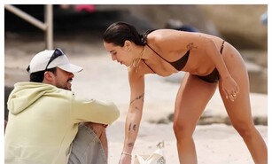 Bad Bunny y Gabriela Berlingeri son captados durante una escapada en la playa