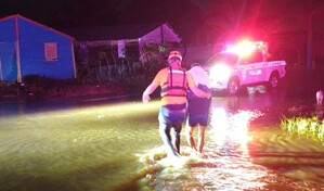 Lluvias dejan 78 casas afectadas y familias evacuadas en Mar&iacute;a Trinidad S&aacute;nchez