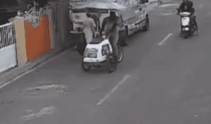 Indignaci&oacute;n en La Romana: momento en que asaltan a un heladero en plena v&iacute;a p&uacute;blica