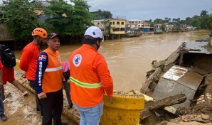 Colapsan tres viviendas y m&aacute;s de 500 resultan inundadas por lluvias en provincias del Cibao