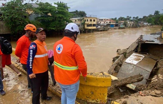 Colapsan tres viviendas y m&aacute;s de 500 resultan inundadas por lluvias en provincias del Cibao