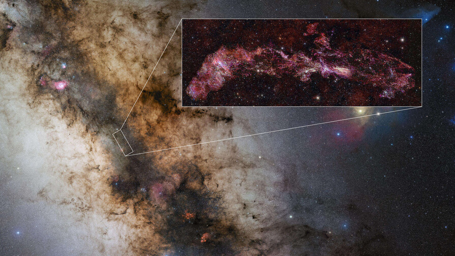 La imagen más grande de su tipo muestra la química oculta en el corazón de la Vía Láctea La imagen más grande de su tipo muestra la química oculta en el corazón de la Vía Láctea