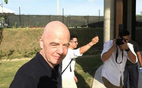 Infantino se dice muy tranquilo con M&eacute;xico como sede del Mundial pese a ola violenta