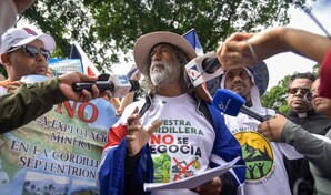 Protestan en Santiago contra exploraci&oacute;n minera en la cordillera Septentrional