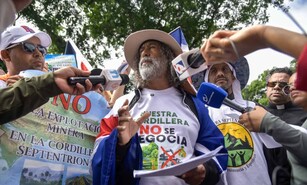 Protestan en Santiago contra exploraci&oacute;n minera en la cordillera Septentrional