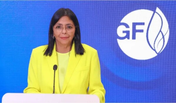 Delcy Rodr&iacute;guez se re&uacute;ne con directiva de Shell para evaluar proyectos de gas en Venezuela
