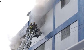Incendio en edificio de Garrido se origina en el &aacute;rea de almac&eacute;n; no se reportan personas afectadas