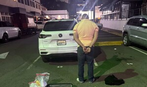 Incautan cinco paquetes de drogas y arrestan a un hombre en Boca Chica