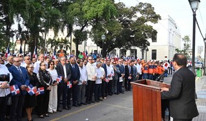 Autoridades de Santiago conmemoran 182 aniversario de la Independencia Nacional con diversos actos