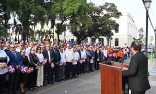 Autoridades de Santiago conmemoran 182 aniversario de la Independencia Nacional con diversos actos