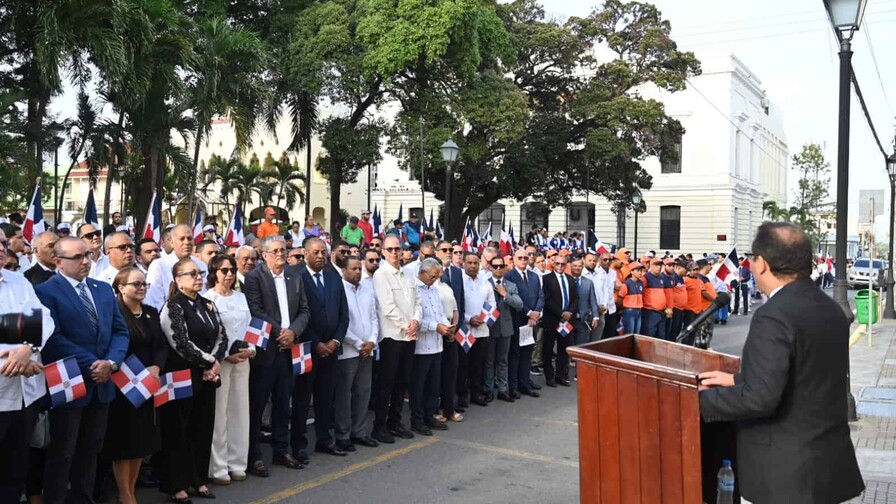 Autoridades de Santiago conmemoran 182 aniversario de la Independencia Nacional con diversos actos