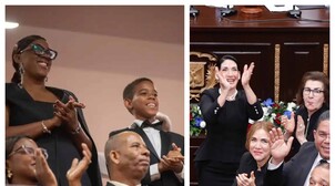 "El pa&iacute;s ha mejorado dentro de lo que cabe"; el ni&ntilde;o pico de oro tras discurso de Luis Abinader