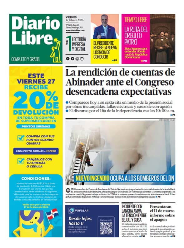 D&iacute;a Jueves, 19 de Febrero de 2026 Edici&oacute;n 7251