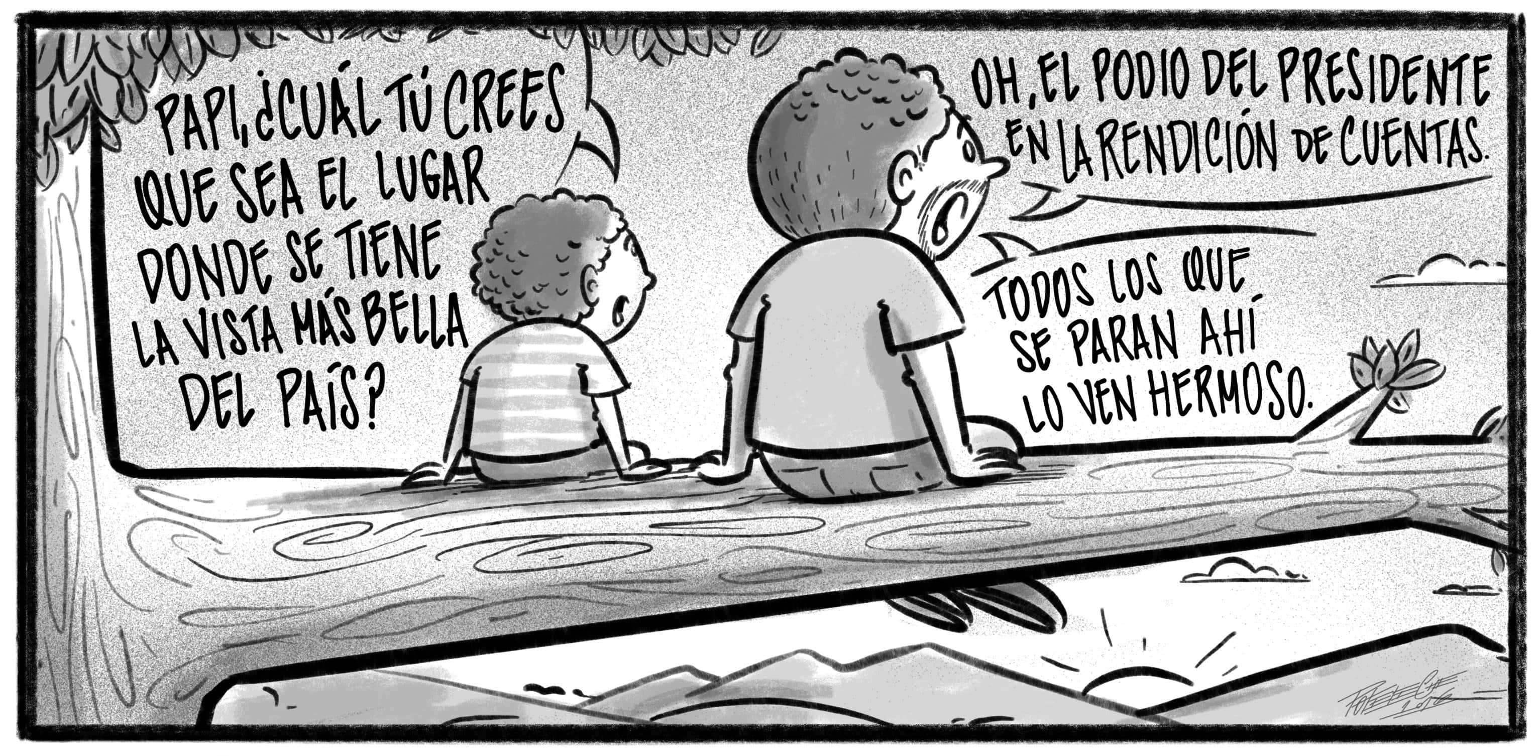 Caricatura de Noticiero Poteleche 28 febrero 2026