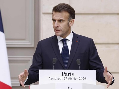 Macron dice a Trump que no es elegante burlarse de su matrimonio