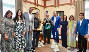 Al Horford agradece al presidente Abinader por el techado multiuso en La Romana