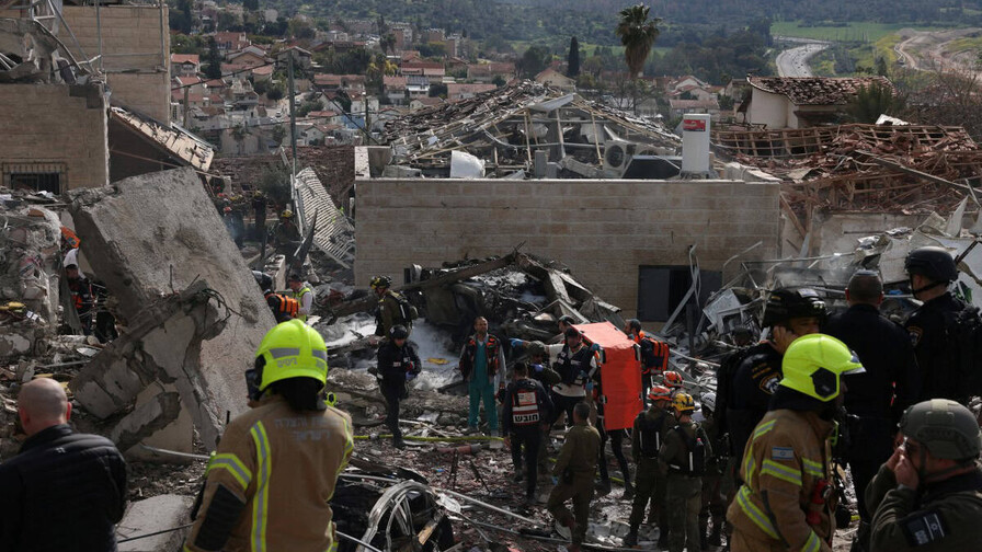 Al menos seis muertos y 23 heridos tras caer un misil iran&iacute; cerca de Jerusal&eacute;n