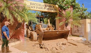 Infraestructura Escolar rehabilita escuelas afectadas por inundaciones en Gaspar Hern&aacute;ndez