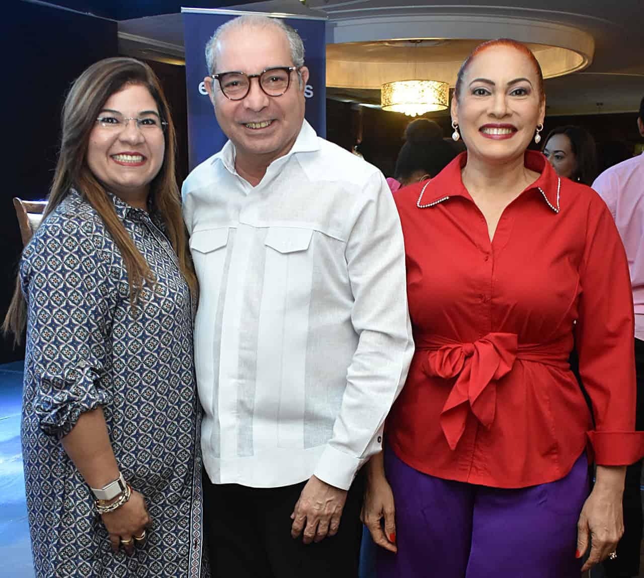 Grace Gómez, Henry Coradín y Marisol Henríquez.